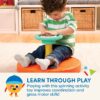 Twist & Spin Activity Toy 3 Pieces with Ball Popper, Toddler 18 Months and Preschool Toys