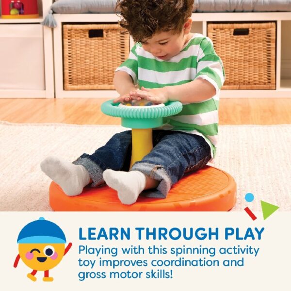 Twist & Spin Activity Toy 3 Pieces with Ball Popper, Toddler 18 Months and Preschool Toys