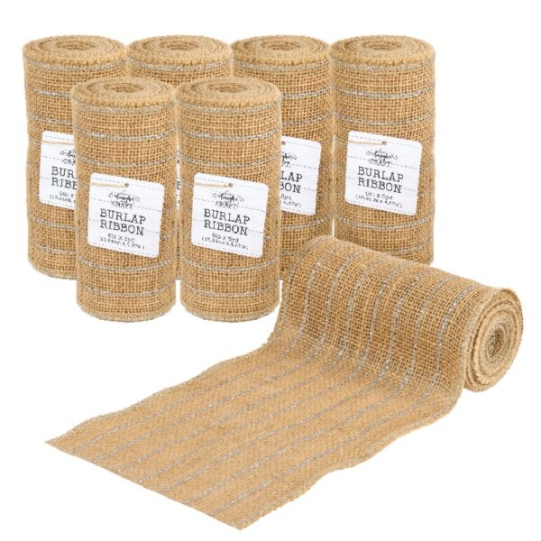Love, Laugh, Craft Jute Burlap Roll Precut, 6