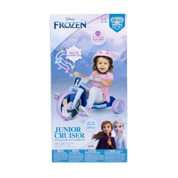 Fly Wheel Frozen Junior Cruiser Tricycle with 10 inch Front Wheel Child 2 to 4 Years
