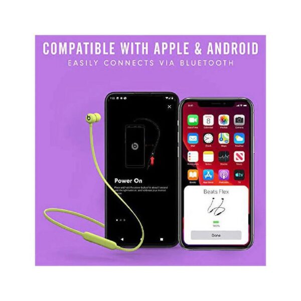 Beats Flex Wireless Earphones Apple W1 Headphone Chip, Blue (Latest Model)