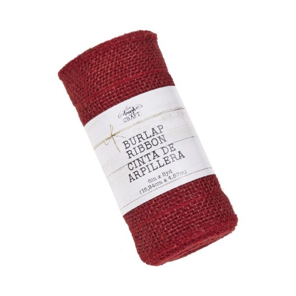 Love, Laugh, Craft Jute Burlap Roll Precut, 6