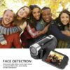 IFCOW Full HD 1080P 16x Zoom Digital Video Camera Camcorder Camera Recorder w/Mic & Speaker