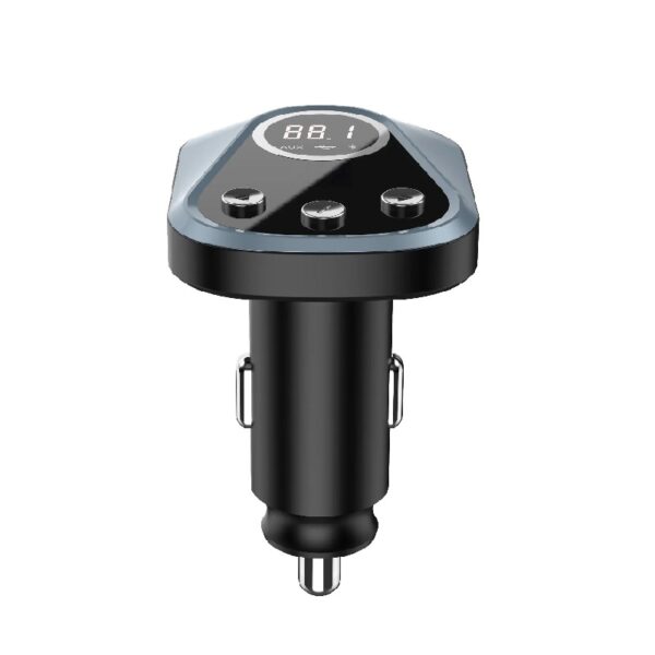 Bluetooth FM Transmitter,with App Control,Compatible with Most Smartphones,5.8x4.3x7.2cm