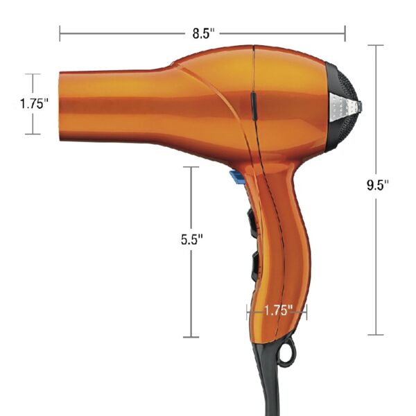 1875W AC Hair Dryer, Salon Performance, Orange