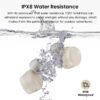 T12 in-Ear Wireless Earbuds Bluetooth 5.3 Headphones with 32EQ Mode,Stereo Bass Bluetooth Earbuds with ENC Noise Cancelling Mic,55H Play,IPX8 Waterproof,Wireless Charging for Home,Sports,Travel