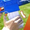 Fortnite Blue Shock Dart Blaster, 10 Dart Clip, 10 Elite  Darts, Unlock Code