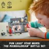 Star Wars: The Mandalorian Paz Vizsla and Moff Gideon Battle, Fun Building Set for Kids, Collectible Star Wars Toy with 4 Minifigures, Star Wars Birthday Gift for 7 Year Old Boys and Girls, 75386