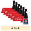 (6 pack)  Super Glue Liquid Longneck Bottle, Pack of 1, Clear 10 g Bottle