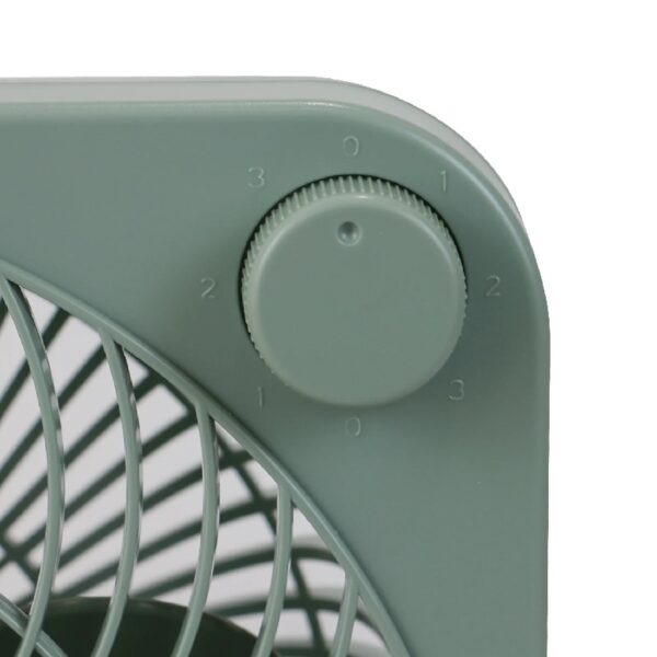 1bb69b9983184b4ea622b332018acb1f (2 pack) Mainstays 9-inch Box Indoor Comfort Personal AC Electric Fan, 3 Speeds, Black