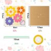 24 Pieces Flower Bouquet Craft Kit Mother'S Day Flower Bouquet Paper Craft Kit Colorful Diy Thankful Gift Craft for Teacher Appreciation Week Spring Handmade Project Classroom Activities