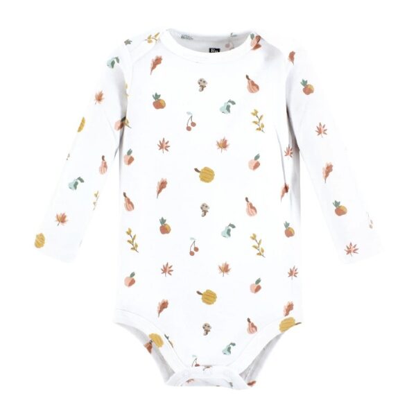 Cotton Long-Sleeve Bodysuits, 5-Pack, Newborn- 24 Months
