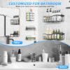 Bathroom Hardware Set, 7 Pieces Bathroom Accessories Set Includes 24