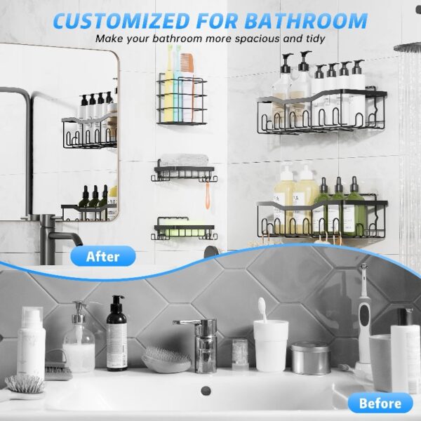 Bathroom Hardware Set, 7 Pieces Bathroom Accessories Set Includes 24
