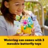 Creator 3 in 1 Flowers in Watering Can Building Toy Set - Fun, Creative Activity for Kids, Girls and Boys, Ages 8+ - Building Options for Rain Boots or Birds - Cute Birthday Gift Idea - 31149
