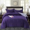 Light Weight Down Alternative Comforter Set, Queen, Green, Reversible