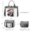 1d02cb6ad8e04839b837b32d017837d5 Women's 3Pcs Purse Handbag Shoulder Bag Tote Satchel Hobo Bag Briefcase Work Bag for Ladies