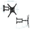 Full Motion TV Wall Mount with Swivel Arm for 28
