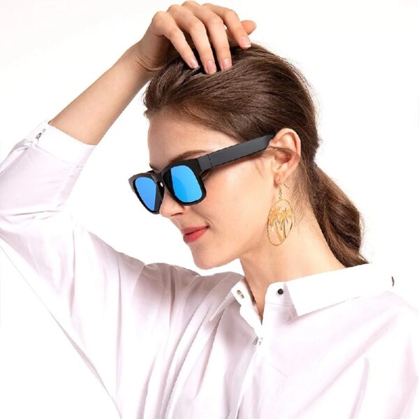 Unisex Smart Sunglasses with Bluetooth, Black