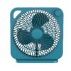 (2 pack) Mainstays 9-inch Box Indoor Comfort Personal AC Electric Fan, 3 Speeds, Black