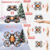 V8c Drone with 720P HD Camera for Adults and Children FPV Real-Time Video, 2 Modular Batteries and Storage Bag, Orange