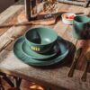 Star Wars Boba Fett Mandalorian Stoneware Plates & Bowl Collection | 4-Piece Set