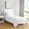 7 Piece Reversible Bed in a Bag Comforter Set with Sheets, Black, Queen