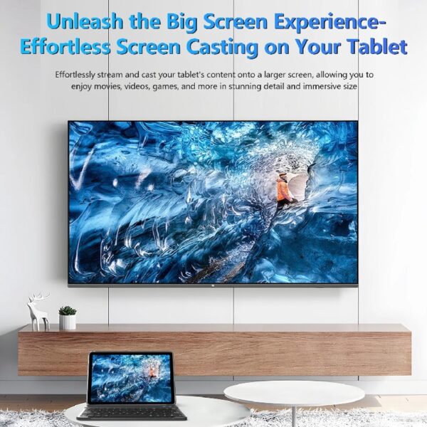 Android 13 Tablet , 4GB+64GB Storage Tablet with Keyboard, Google GMS Certified, Dual 13MP+5MP Camera, WiFi, Bluetooth,  IPS Full HD Display