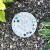 Large DIY Stepping Stone Kit, Handprint Stepping Stone, Mother's Day Gift, Footprint Stepping Stone (14 Inch)