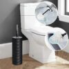 Bathroom Accessories Sets 6 Piece Bath Ensemble Includes Soap Dispenser, Toothbrush Holder, Toothbrush Cup, Soap Dish for Decorative Countertop and Housewarming Gift, Dark Blue