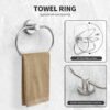 Bathroom Hardware Set, 7 Pieces Bathroom Accessories Set Includes 24