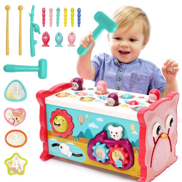 Learning Toys 8 in 1 Baby Busy Toys Toddler Educational Gifts for Kids 1- 3Y Boys & Girls