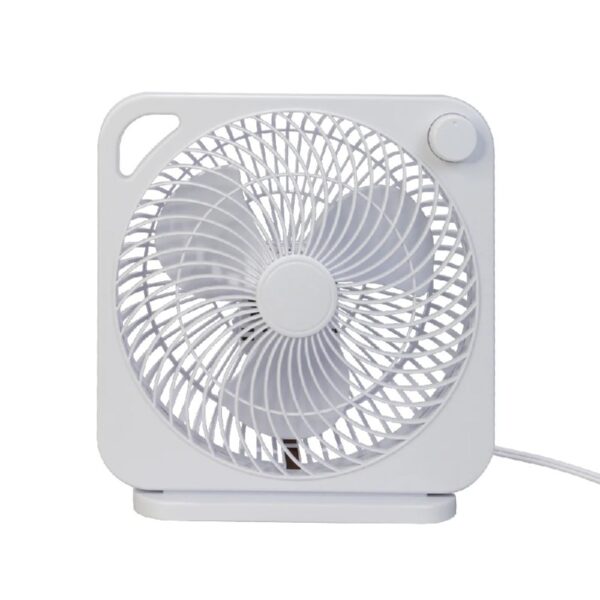 1f319527f43f4c9f94e3b332018acb66 (2 pack) Mainstays 9-inch Box Indoor Comfort Personal AC Electric Fan, 3 Speeds, Black