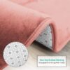 Nestl Set of 3 Absorbent Memory Foam Bath Mat Bathroom Rugs, Gray, Large 20