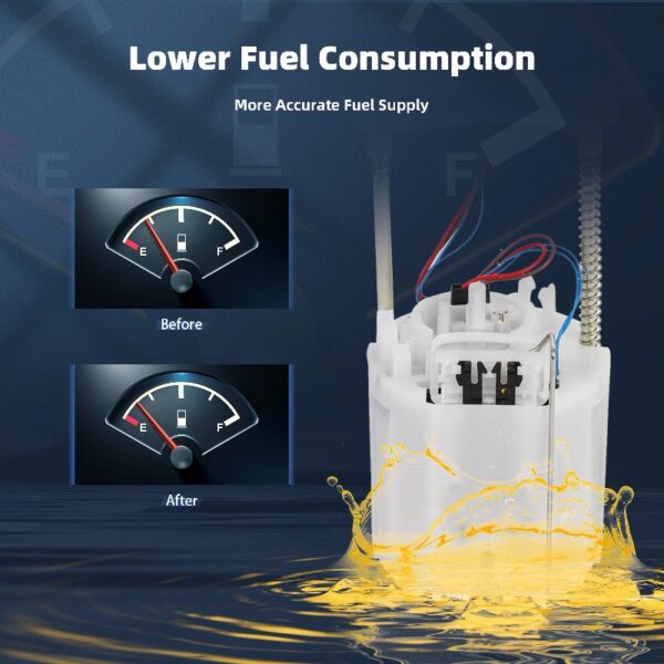 Electric Fuel Pump Module Assembly w/Sending Unit Replacement for Dodge Magnum Charger Challenge for Chrysler 300 V6 2.7L 3.5L V8-5.7L E7241M Fits select: 2005-2006 CHRYSLER 300C TOURING