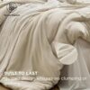 King Size Comforter Set Burnt Orange, 7 Pieces Lightweight King Bedding Sets Boho with Comforter, Sheets, Pillowcases & Shams