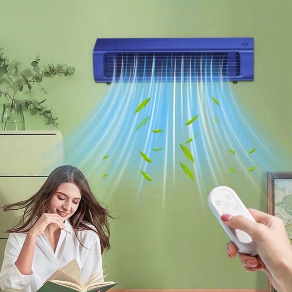 Wall Mounted Air Conditioner,Flat Wall Mounted Air Conditioner,Wall Air Conditioner,Heater and Fan Combo with Digital Display,Remote For Home/Office/Bedroom