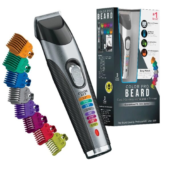 Color Pro Cord/Cordless Rechargeable Hair, Beard Trimmer for Men - 9891-100