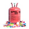 Balloon Time 9.5in Medium Helium Tank Kit with Colorful Latex Balloons, 8.9 cu ft, 30 Count