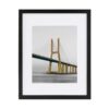 11 x 14 5-in-1 Wood Picture Frames Set-11x14 Matted to 8x10 Wall Frames, Black