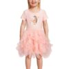 Disney Frozen Toddler Girl Short Sleeve Tutu Dress, Sizes 12M-5T