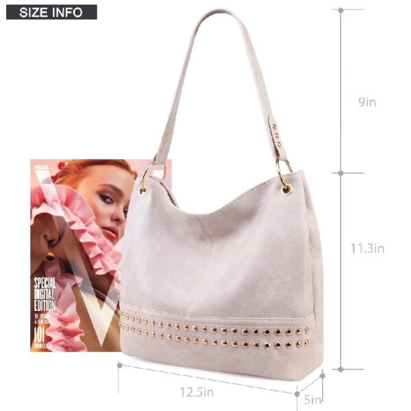Hobo Bag Purses and Handbags for Women Top Handle Handbags with Zipper