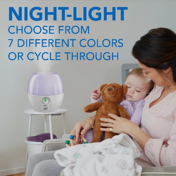 3-in-1 Sleepy 0.6 gal Time Humidifier with Nightlight, VUL500