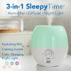 3-in-1 Sleepy 0.6 gal Time Humidifier with Nightlight, VUL500