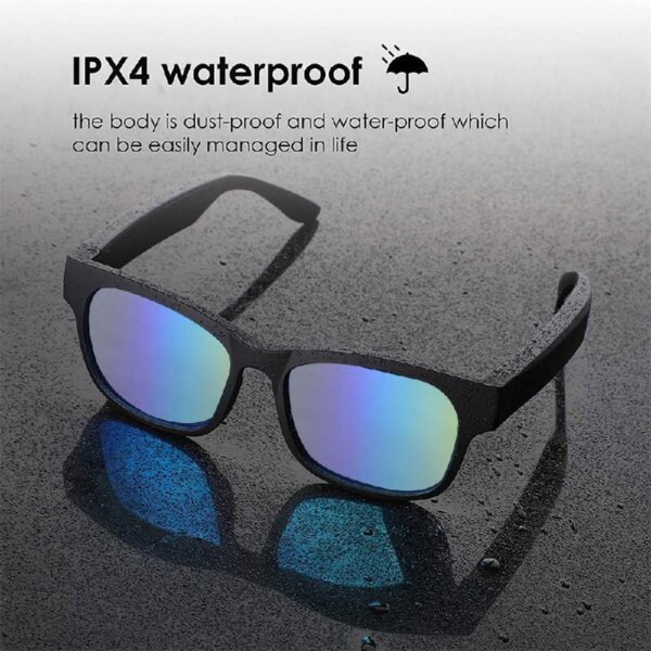 Unisex Smart Sunglasses with Bluetooth, Black
