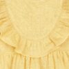 By Gerber Baby Girl Bubble Romper with Flutter Sleeves, Sizes 0/3 Months - 24 Months