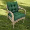 42” x 21” Hawaii Back Chair Outdoor Seating Cushions, Durable Polyester