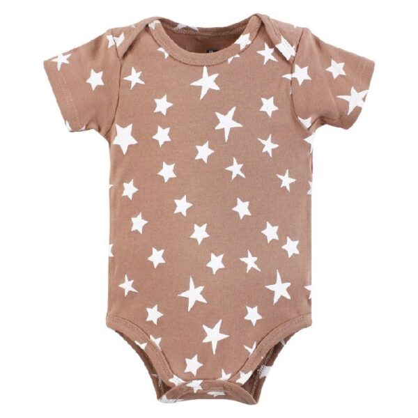 Short Sleeve Bodysuits, 5-Pack, Newborn- 24 Months