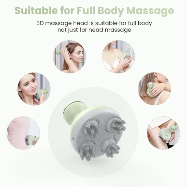 Comfier Scalp Massager for Hair Growth, Electric Portable Handheld Head Hair Massager for Relax, Gifts