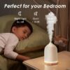 Essential Oil Diffuser,  250ML Ceramic Aromatherapy Night Lights Humidifiers for Bedroom